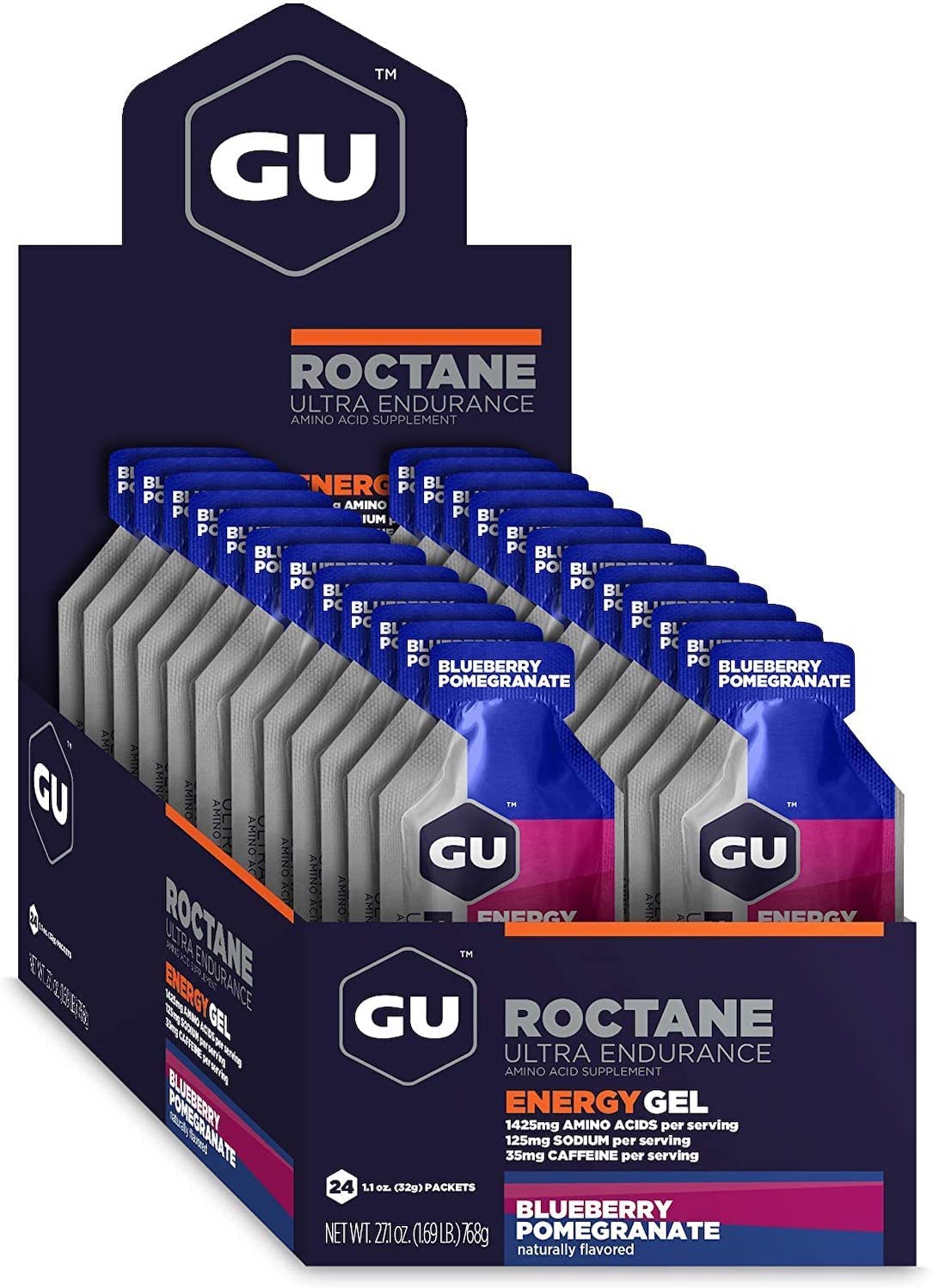 GU Energy Roctane Ultra Endurance Energy Gel, Quick On-The-Go Sports GU Energy Au supplements