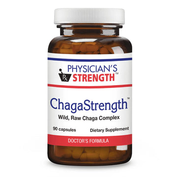 Physician's Strength ChagaStrength - 90 Capsules - Wild, Raw Chaga Complex - Immune & Physical Support - Non-GMO - 90 Servings Physician's Strength Au supplements