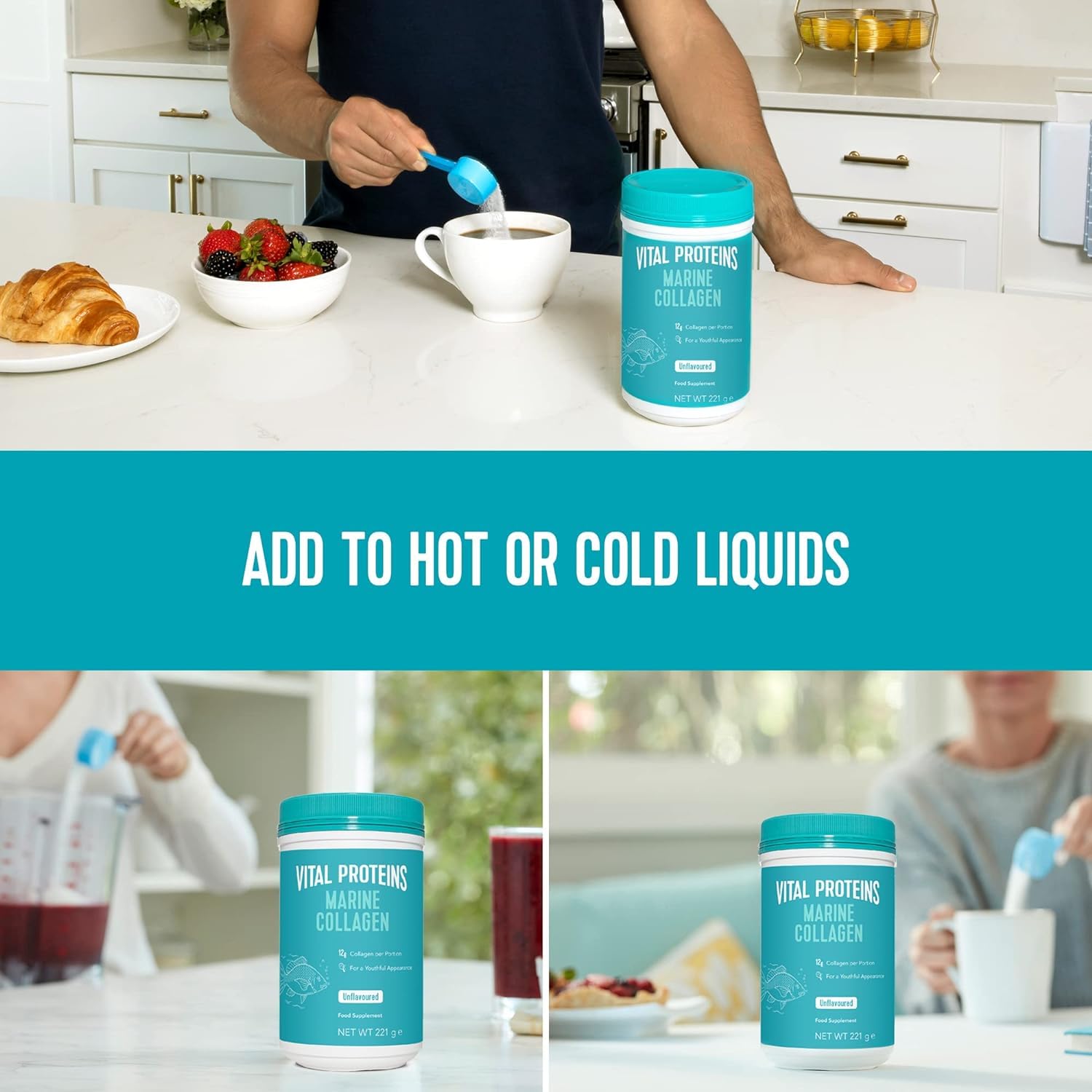 Vital Proteins Marine Collagen Peptides Powder Supplement - Hydrolyzed Collagen Tudor Au supplements