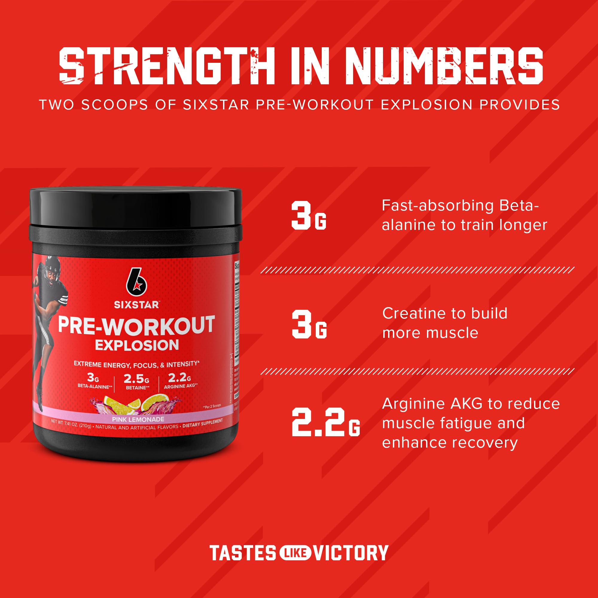 Six Star Pre Workout PreWorkout Explosion Pre Workout Powder for Men & Women PreWorkout Six Star Au supplements