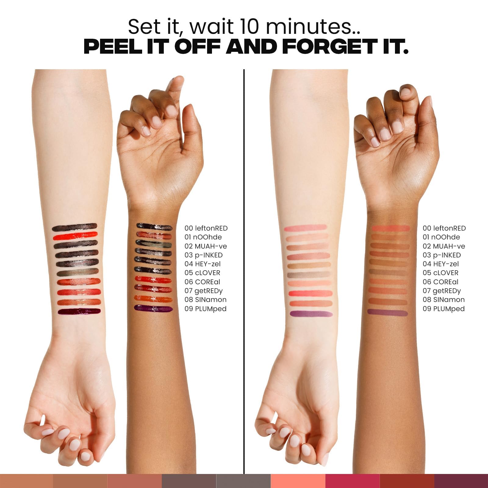 Sacheu Lip Liner STAY-N Peel Off Lip Stain — Long Lasting Waterproof Lip Tint with Hyaluronic Acid & Vitamin E — Transfer Proof Matte Finish, Vegan & Cruelty-Free (p-INKED) Sacheu Au supplements