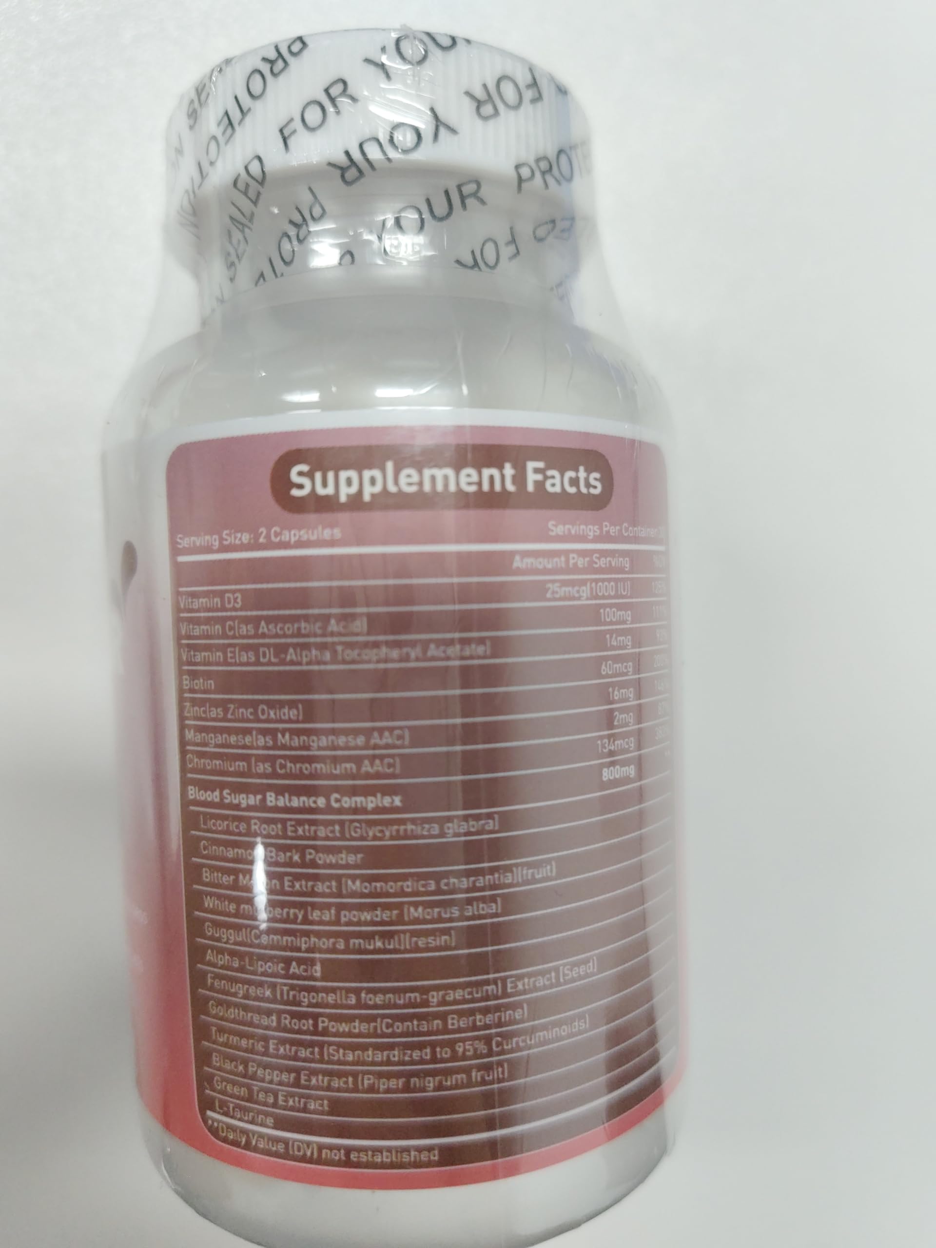 Blood Sugar Complex Supplement – Natural with 20 Active Herbs and Vitamins, Including Cinnamon, Bitter Melon, Black Pepper, Licorice, Vegan, Non-GMO, Gluten-Free, 60 Capsules HOWEEJET Au supplements