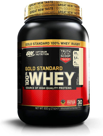 Optimum Nutrition 100 Percent Whey Gold Standard Sports Supplements, 908 g, Vanilla Optimum Nutrition Au supplements