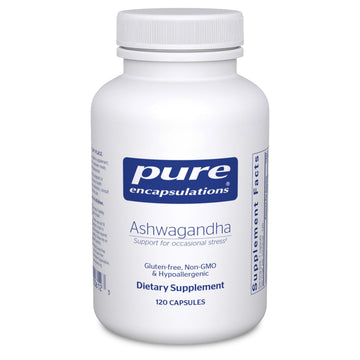 Pure Encapsulations Ashwagandha - 500 mg Ashwagandha Extract - Metabolism & Stress Support - Immune Support - GMO Free & Vegan - 120 Capsules Pure Encapsulations Au supplements