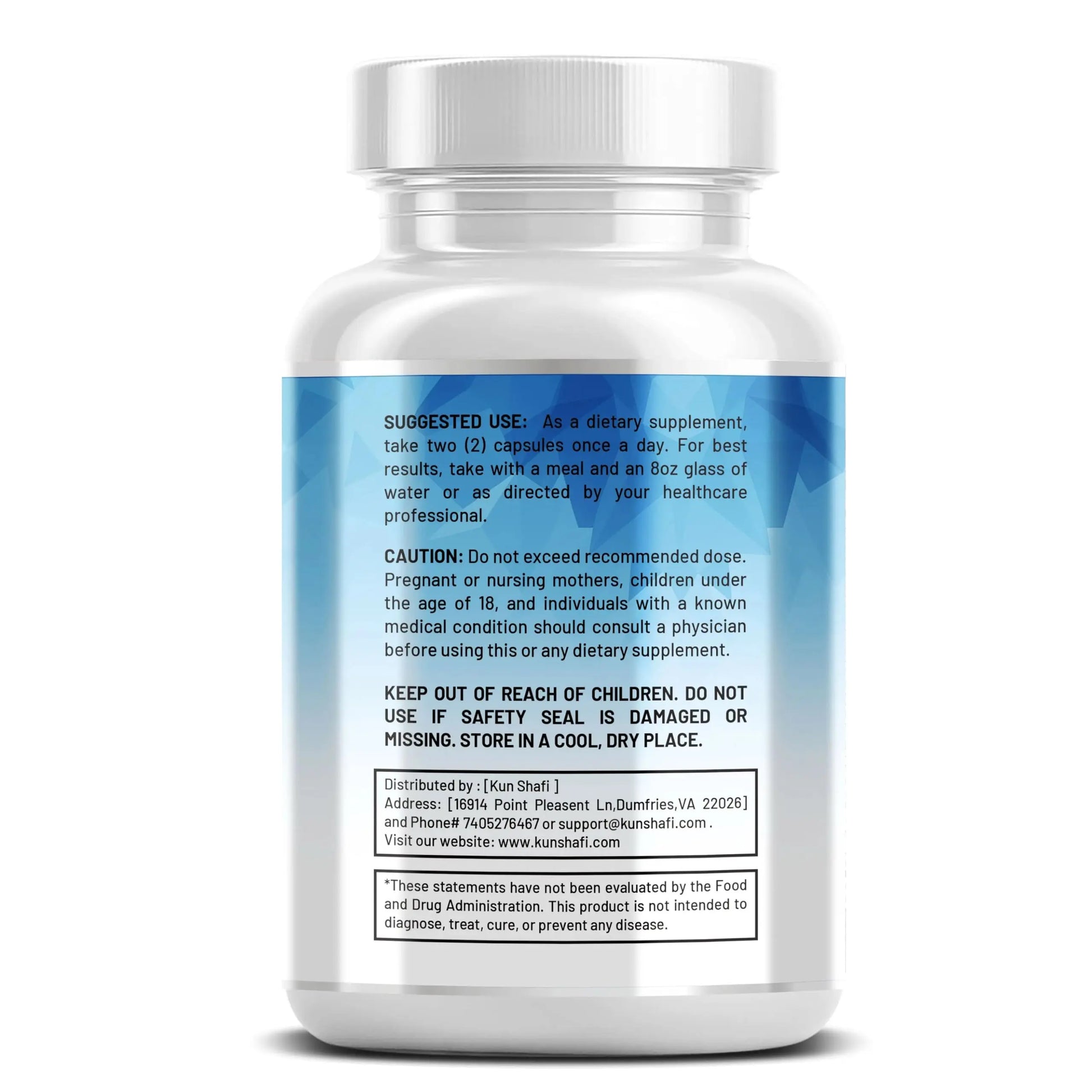 Kun Shafi Sea Moss Complex – with Black Seed Oil, Shilajit, Amla, Moringa, Turmeric, Ashwagandha & Burdock – Enriched with Vitamin C, D3, Chlorophyll, Manuka & Ginger – 60 Capsules Kun Shafi Au supplements