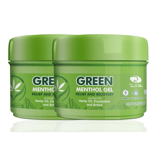 Ross D'Elen Green Menthol Gel - 2Pack Large Size (2) ROSS D'ELENAu supplements