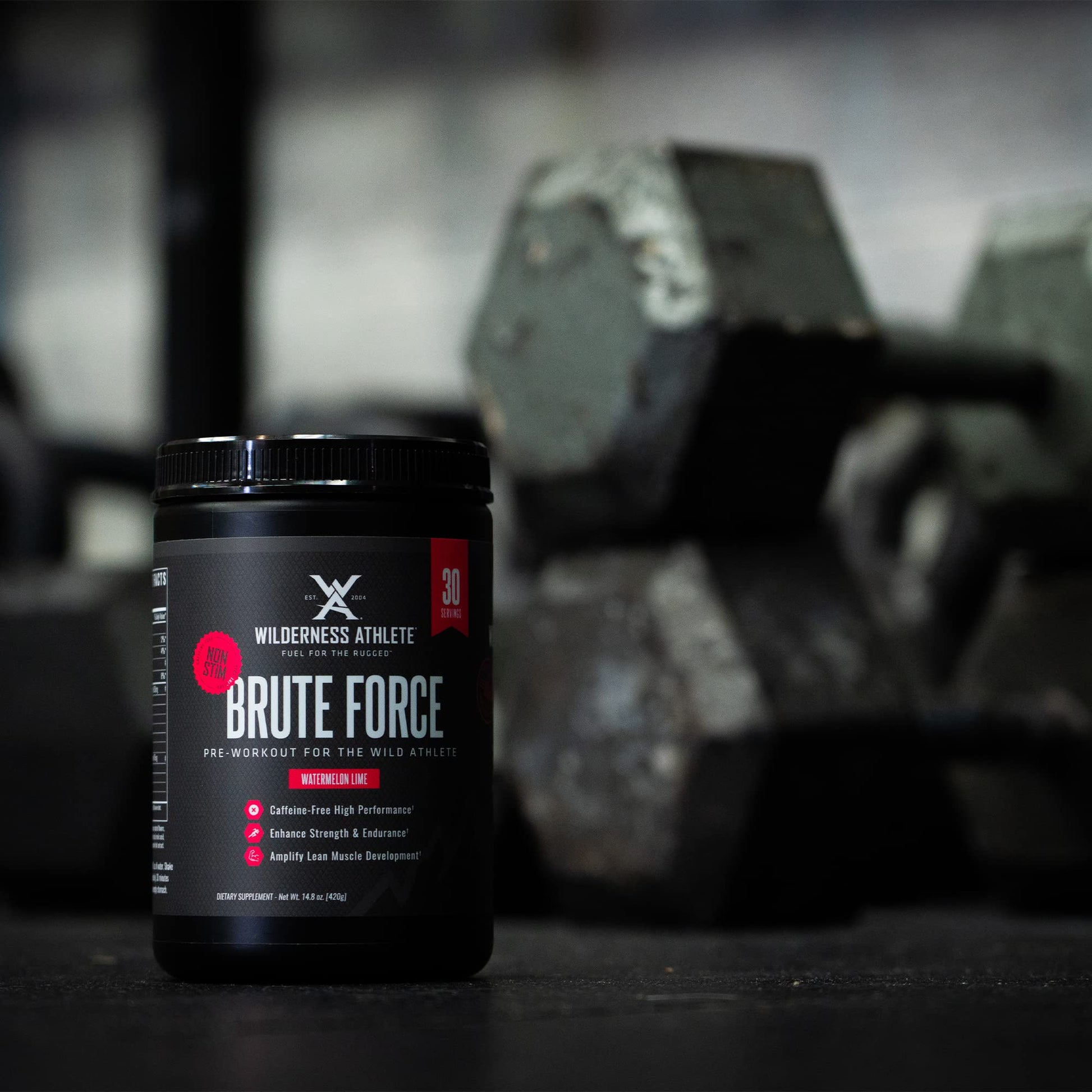 Wilderness Athlete - Brute Force (Caffeine Free Preworkout) | Stim Free Pre Workout Energy Wilderness Athlete Au supplements