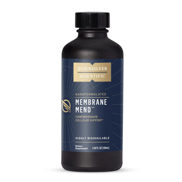 Quicksilver Scientific Membrane Mend - Brain, Cellular & Healthy Aging Support with Phosphatidyl Choline (PC), Vitamin E Tocotrienols, Ahiflower Oil & Astaxanthin Supplements (3.38oz / 100ml) Quicksilver Scientific Au supplements