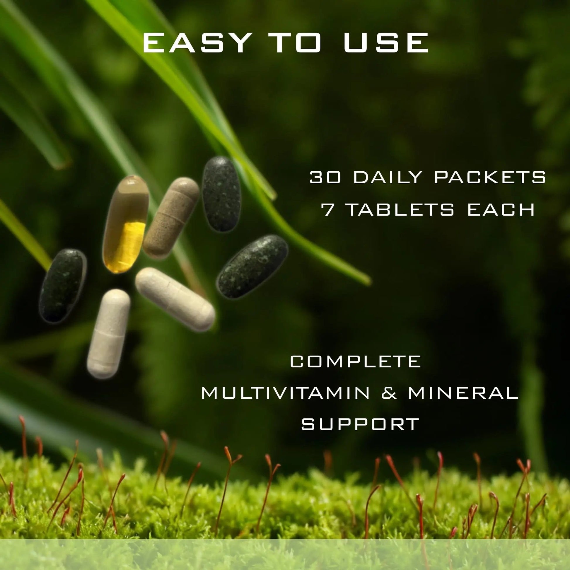 Nature’s Aid Women’s 7-30 Daily Multivitamin Packs for Energy, Focus & Performance Support | Natural Complete Vitamin Nature's Aid Holistic Wellness Au supplements