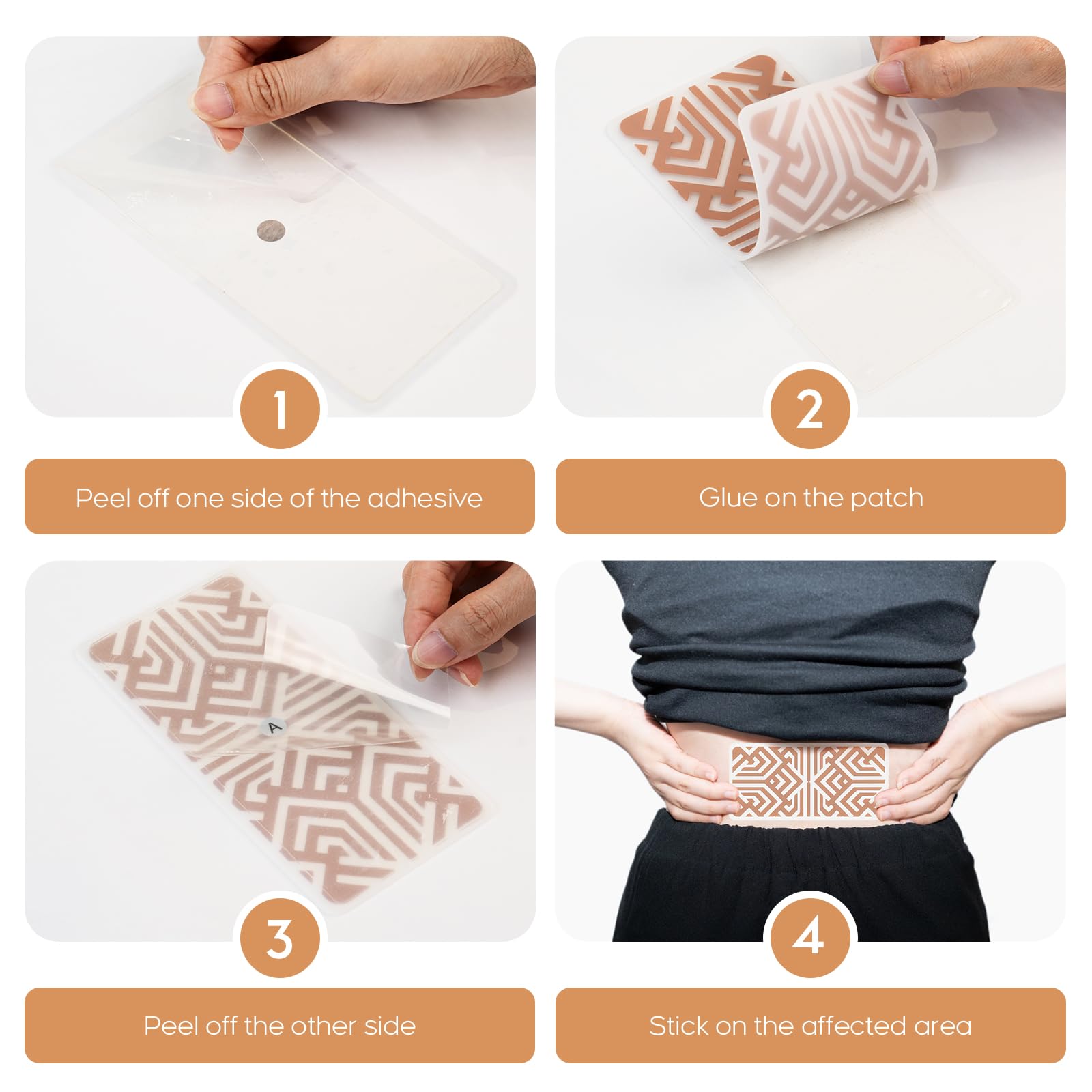 XAYIUIYAX Menthol Pain Patches, Cooling Pain Relief for Sore Muscle Relief - Includes 3 Adhesives, 1 Patch & 1 Carry Case - Relief Back, Shoulder & More - 3.03" × 6.30" - 0327 XAYIUIYAX Au supplements