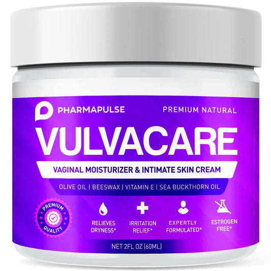 Pharmapulse Vaginal Moisturizer, Vulva Balm Cream, Intimate Skin Care, Menopause Support PharmapulseAU supplements