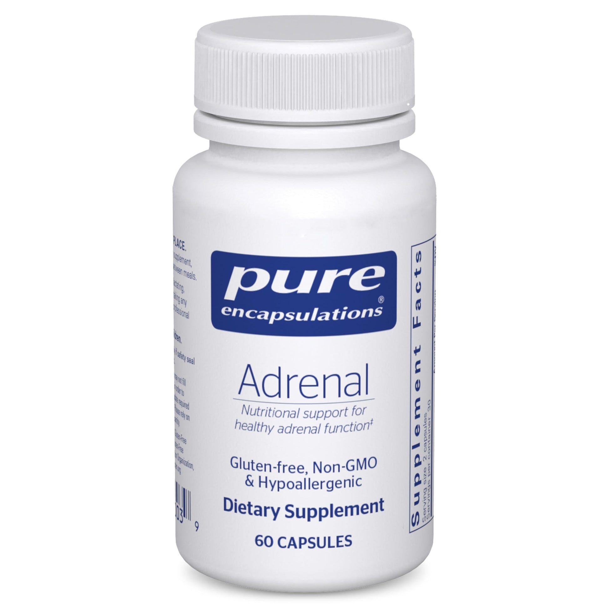 Pure Encapsulations Adrenal Cortex Supplement – Supplement to Support Cortisol Health, Energy Levels, Stress Moderation, and Gland Function – with Bovine Whole Adrenal & Cortex – 60 Capsules* Pure Encapsulations Au supplements