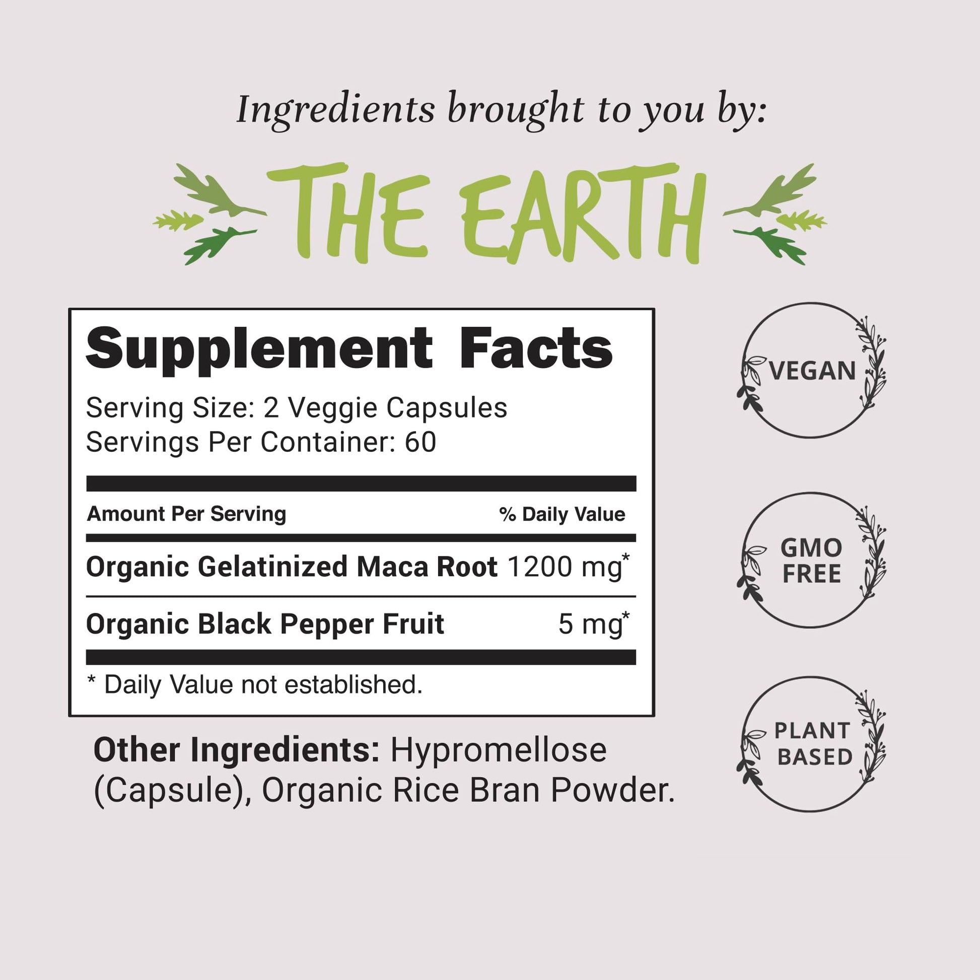 Organic Maca Root Capsules 1200 mg – Libido Booster for Women Fast Acting & Potent | Female Maca Supplement | Energy Pills from Peru | Includes Black Pepper for High Absorption | Vegan, 120 Ct Happy Healthy Hippie Au supplements