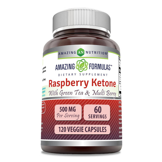 Amazing Formulas Raspberry Ketone with Green Tea Extract & Multi Berry Complex Amazing NutritionAU supplements