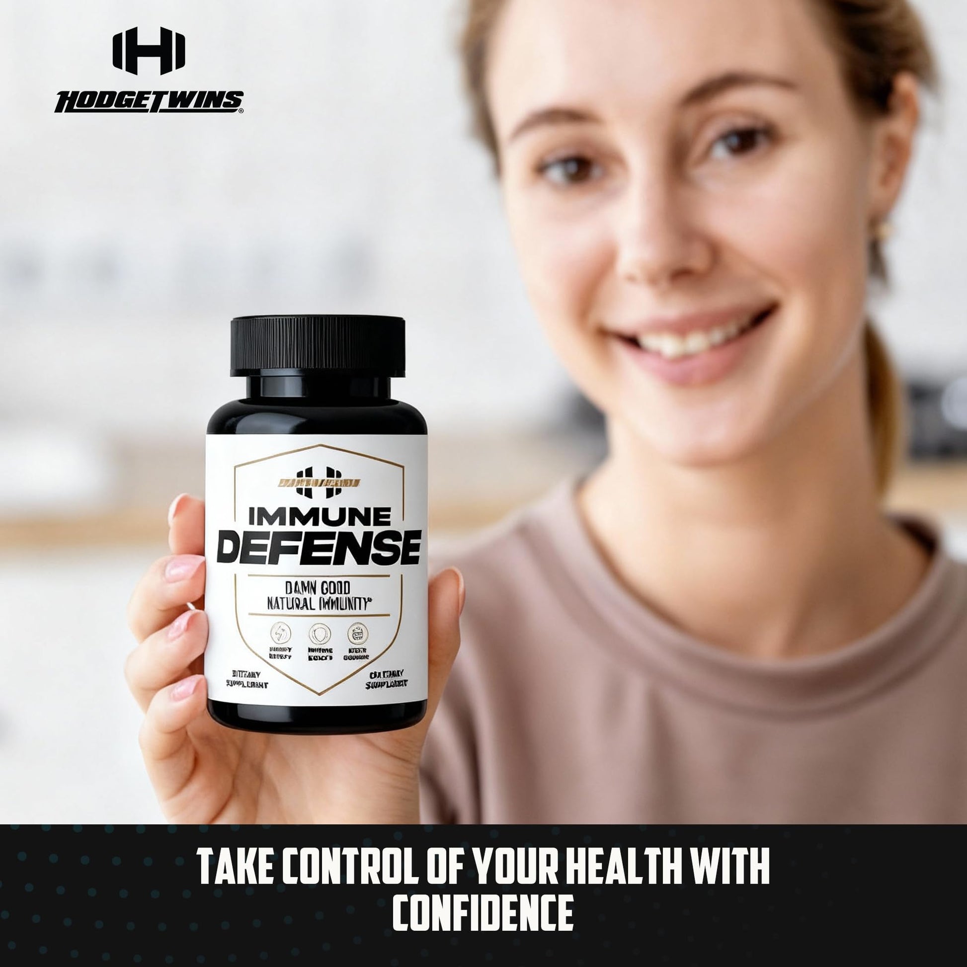 DAMN GOOD The Hodge Twins Immune Defense Supplement (60 Capsules) – Sea Moss Blend Capsules for Everyday Balance, Digestive Support, and Whole-Body Wellness with Vitamins, Minerals, and Botanicals DAMN GOOD Au supplements