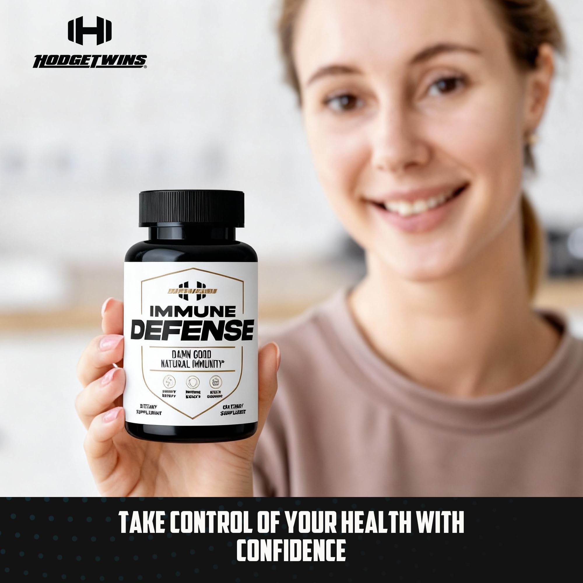 DAMN GOOD The Hodge Twins Immune Defense Supplement (60 Capsules) – Sea Moss Blend Capsules for Everyday Balance, Digestive Support, and Whole-Body Wellness with Vitamins, Minerals, and Botanicals DAMN GOOD Au supplements