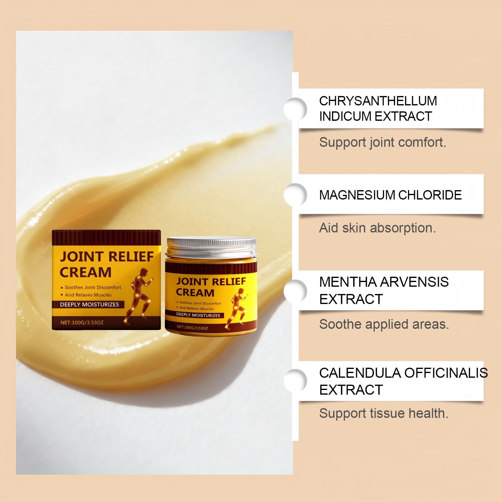 Paulist Massage Moisturizing and Soothing Cream for Daily Use Supports Mobility & Flexibility Soothing Muscle Rub Non-Greasy Fast Absorbing Moisturizer,1can Paulist Au supplements