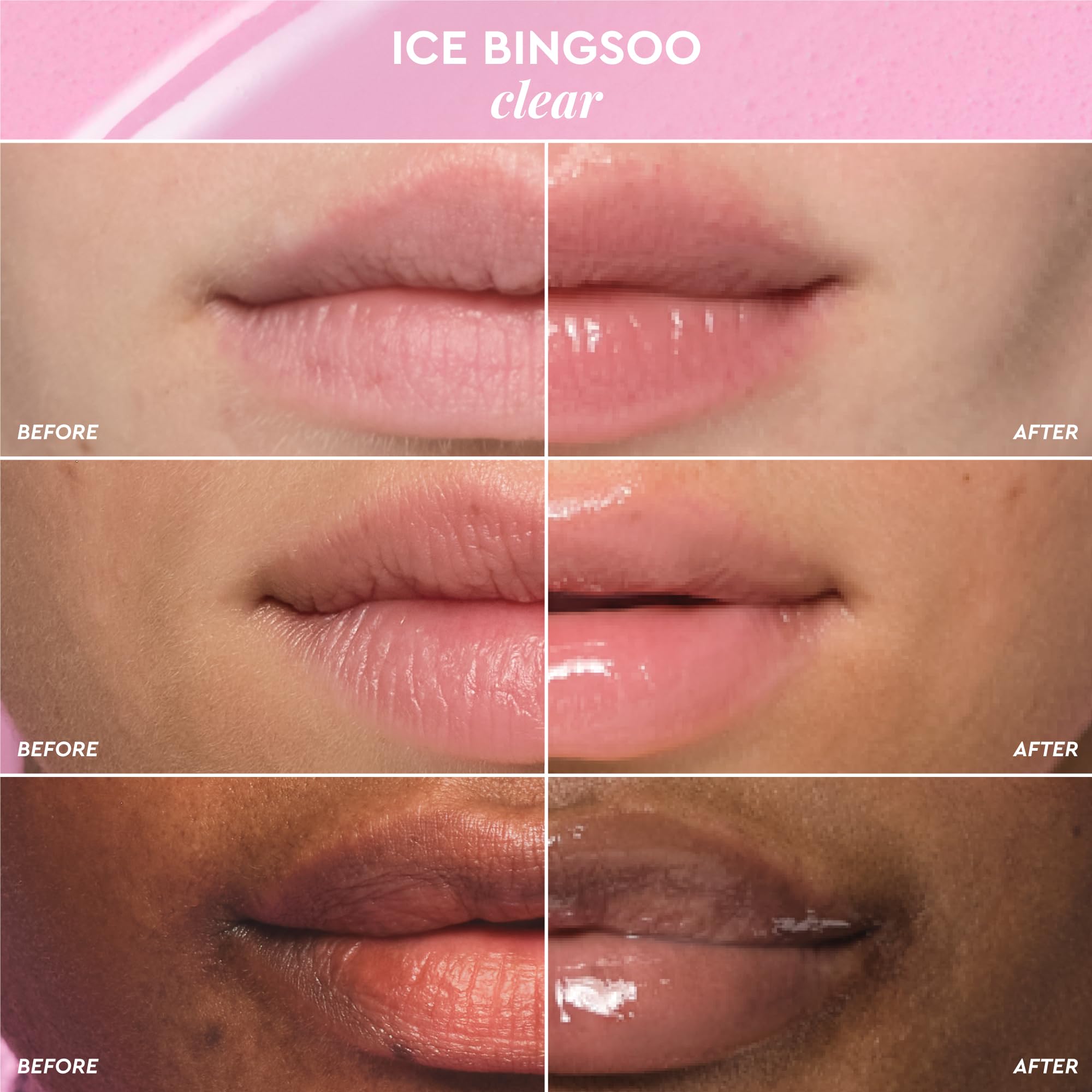 Glow Recipe Glass Balm Lip Treatment - 12Hr Hydrating Lip Balm & Moisturizer with Hyaluronic Acid to Smooth, Plump & Protect from Dryness, High Shine Finish - Clear Tint, Ice Bingsoo (15 ml) Glow Recipe Au supplements