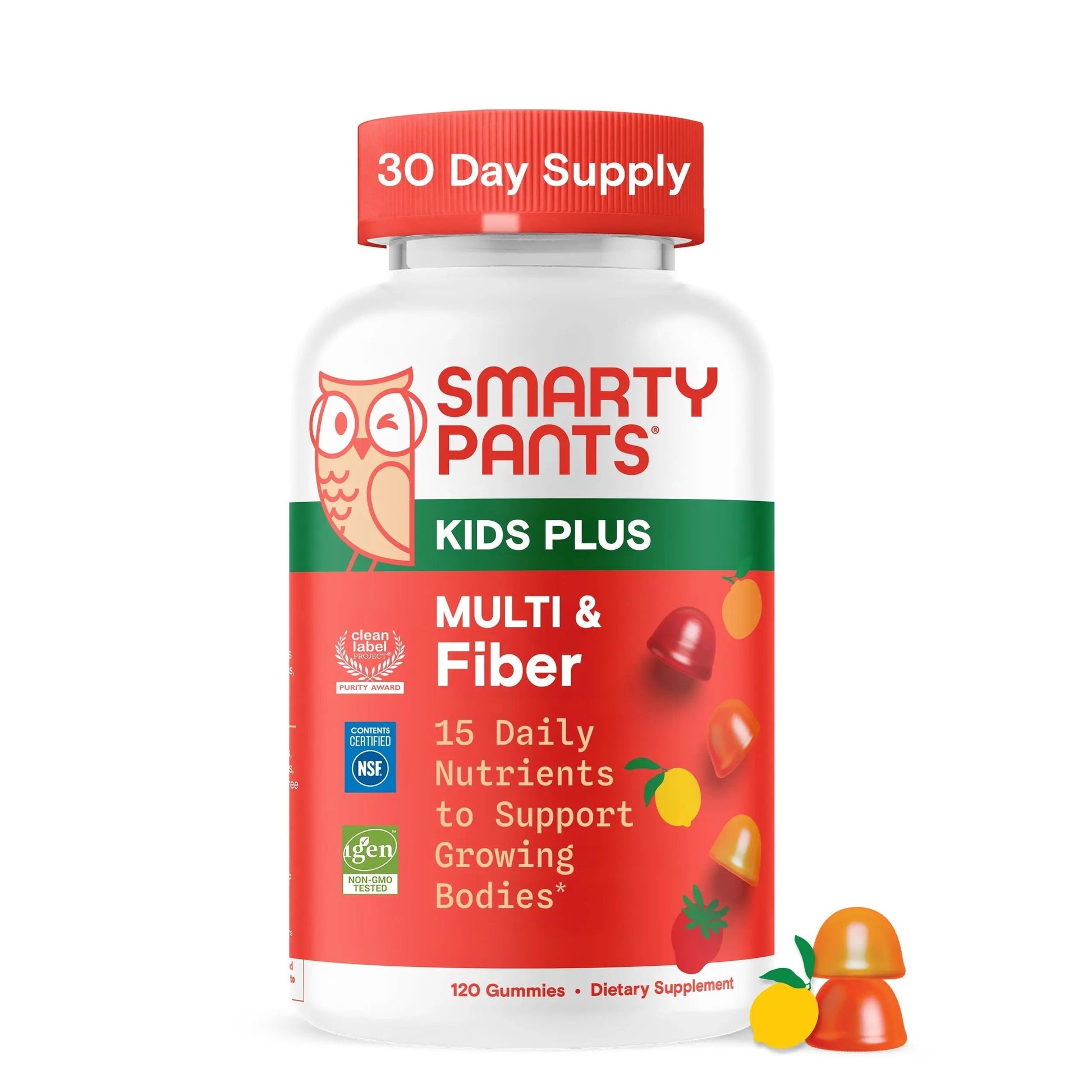 SmartyPants Kids Multivitamin & Fiber Gummies: Prebiotic Fiber to Support Kids Digestion with Vitamin D3, C, Vitamin B12, B6, A, Zinc SmartyPants Au supplements