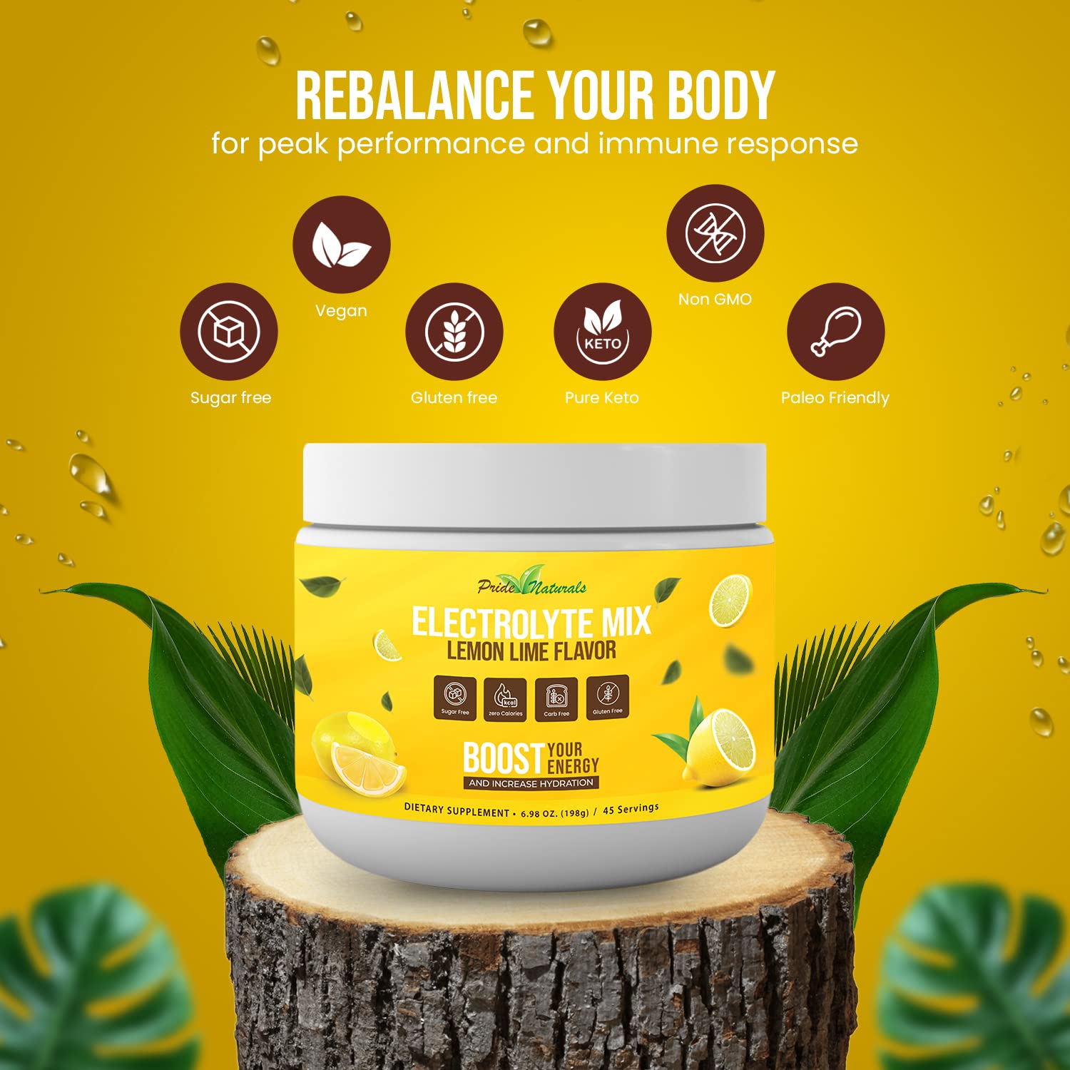 Electrolyte Powder - Refreshing Workout Recovery Electrolytes, Sugar Free, Gluten Free Pride Naturals, Inc Au supplements