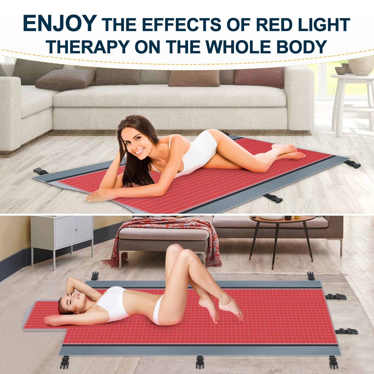 Red Light Therapy for Body - Full Body Red Light Therapy Mat, 71.0x33.31in, 2570Pcs 660nm & 850nm Kaoudt Au supplements