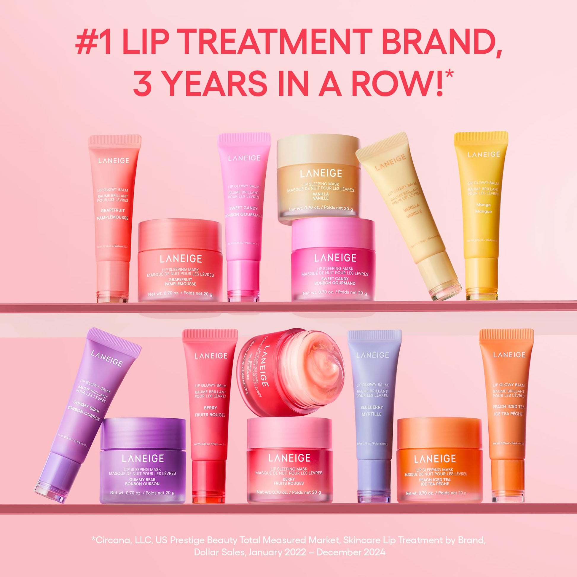 LANEIGE Lip Glowy Balm, Grapefruit: Sheer Tinted Lip Moisturizer with Shea Butter, for Hydrating Shine & Soft Lips LANEIGE Au supplements