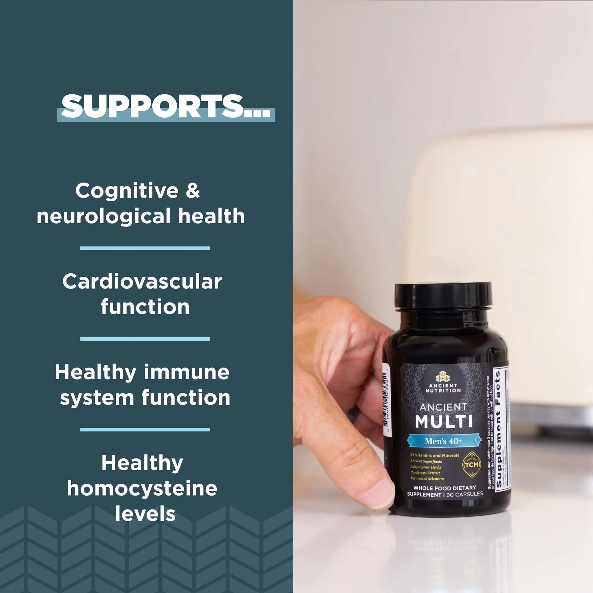 Ancient Nutrition Multivitamins for Men and Women, Age 40+ (90 Count) Ancient Nutrition Au supplements