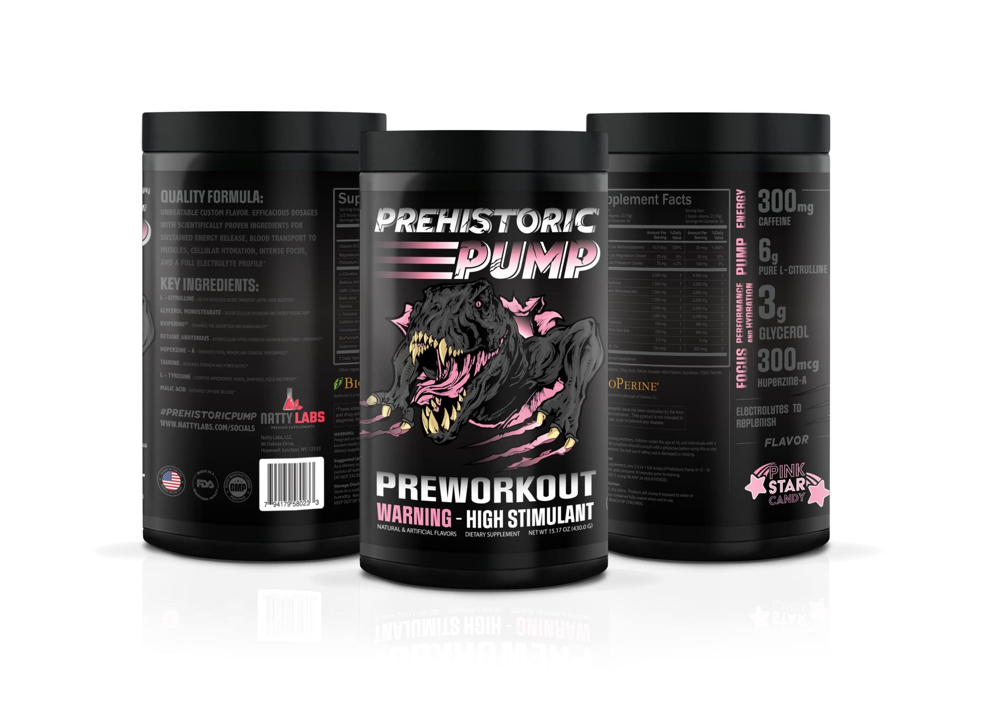 Natty Labs Prehistoric Pump Pre Workout - Preworkout Energy Supplement · 300mg Caffeine Natty Labs Au supplements