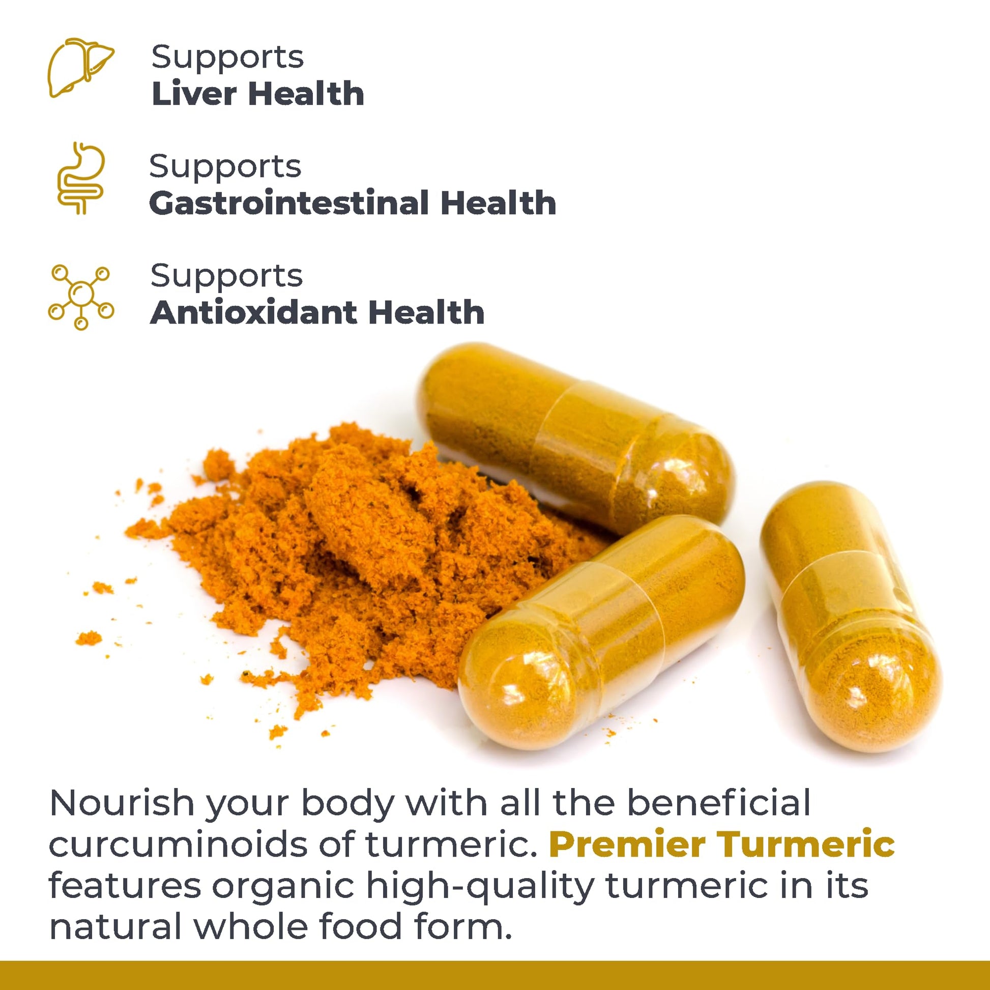 Premier Research Labs Premier Turmeric Capsules - Turmeric Curcumin Supplement, Liver Support, 500 mg of Curcuma Per Capsule - 60 Vegetarian Capsules Premier Research Labs Au supplements