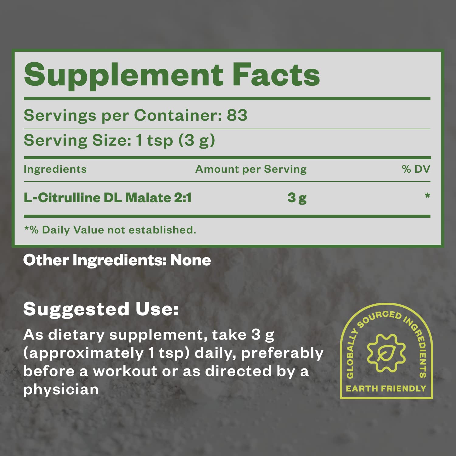 Purisure L-Ctrulline Powder 250g, Premium Citrulline 2:1 Malate Supplement for Strength Purisure Au supplements