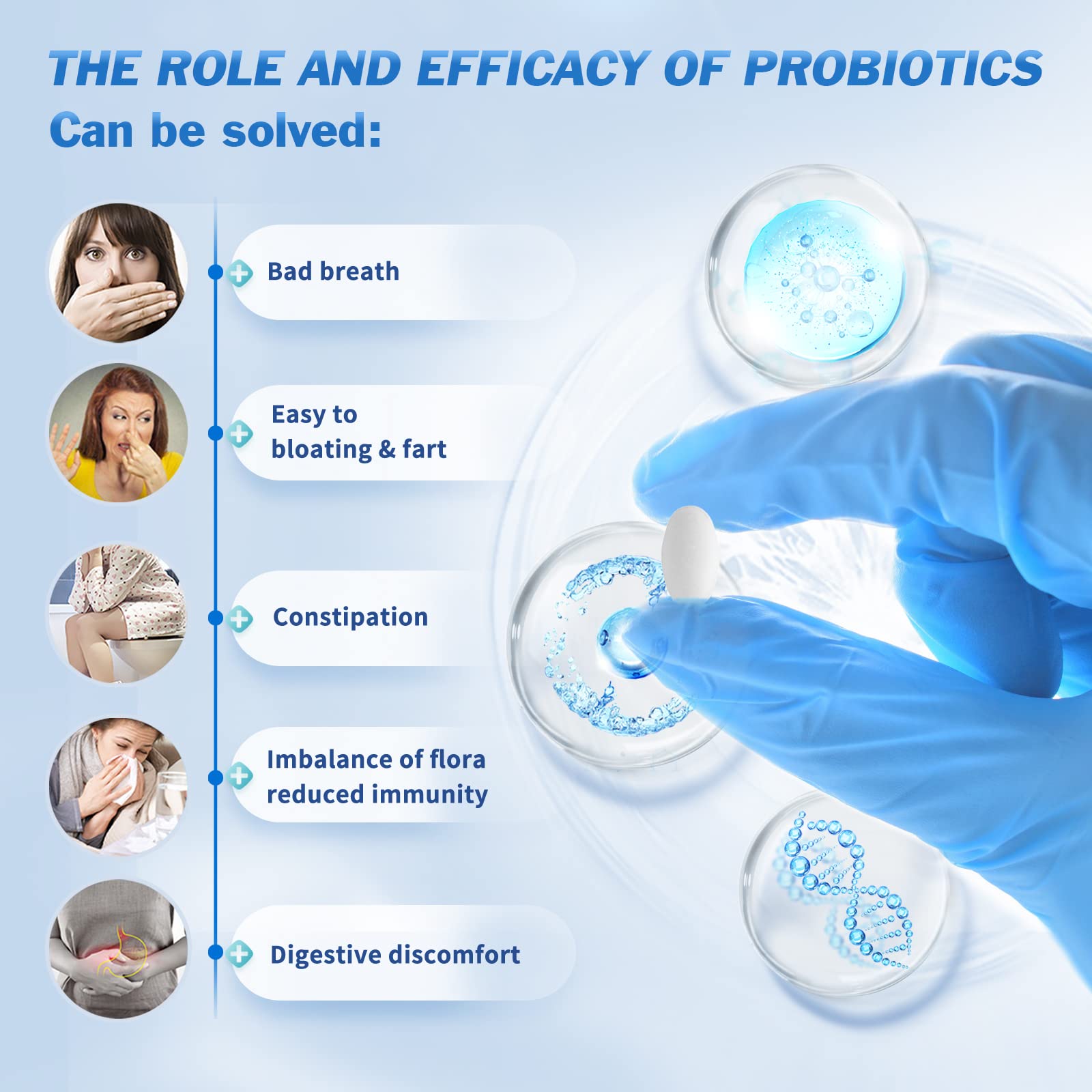 OMOGS Probiotics 90 Billion CFUs 18 Strains,with 3 Organic Prebiotic, Probiotics Supplement OMOGS Au supplements