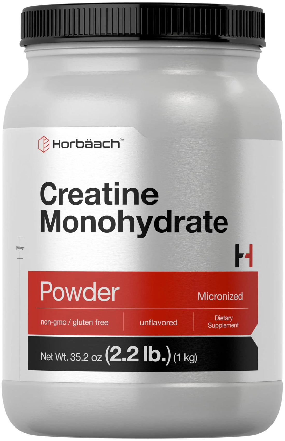 Horbäach Creatine Monohydrate Powder | 2.2lbs (35.2 oz) | Micronized and Unflavored | Vegetarian, Non-GMO, and Gluten Free Supplement Horbäach uk supplements