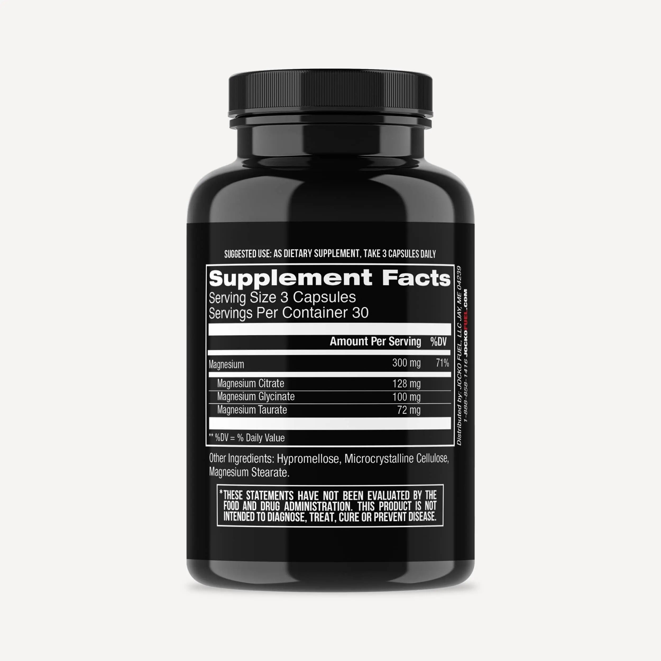 Jocko Fuel Magnesium Complex Supplement - Magnesium Glycinate, Citrate, & Taurate Capsules Dietary Supplement for Muscle Recovery & Relaxation, Heart, Nerve, Bone Support, & Sleep 30-Day Supply Jocko Fuel Au supplements