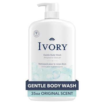 Ivory Body Wash, Designed for the Whole Family, Gentle Formula, Free of Dyes Heavy Perfumes Parabens Phthalates & Silicones