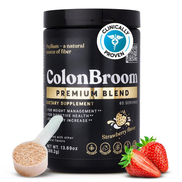 ColonBroom Premium Psyllium Husk Powder (Strawberry) - Colon Cleanse for Bloating ColonBroom Au supplements