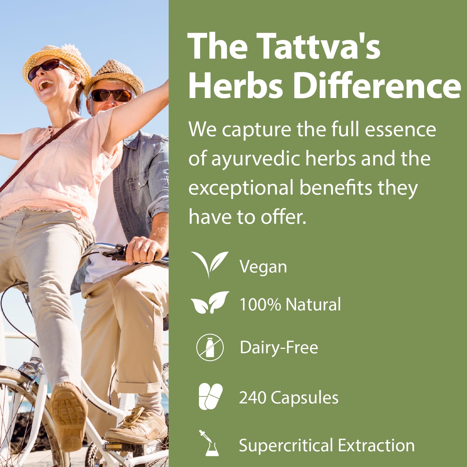 Tattva's Herbs Cardiopure Herbal Ayurvedic Supplement Vegetarian Capsules, Ashwagandha, Rauwolfia, & Arjuna Full Spectrum Co2 Extracts, Veggie Capsules, 240 Count, 25 Years of Premium Service Tattva's Herbs Au supplements
