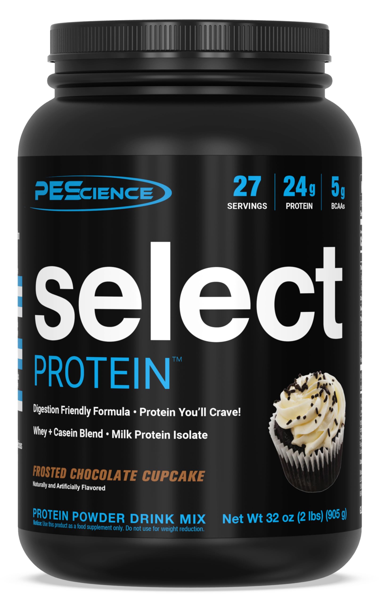 PEScience Select Low Carb Protein Powder, Chocolate Cupcake, 27 Serving, Keto PEScience Au supplements