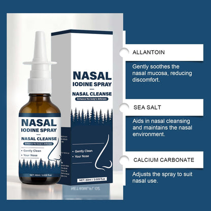 VIPUDA Nutramd Iodine Nasal Spray, Cleanses & Refreshes Your Nasal Passages, Iodine & Fulvic Acid Blend, 100% Natural Mineral Formula – 60 ml/2.029 fl.oz (1pc) VIPUDAAu supplements