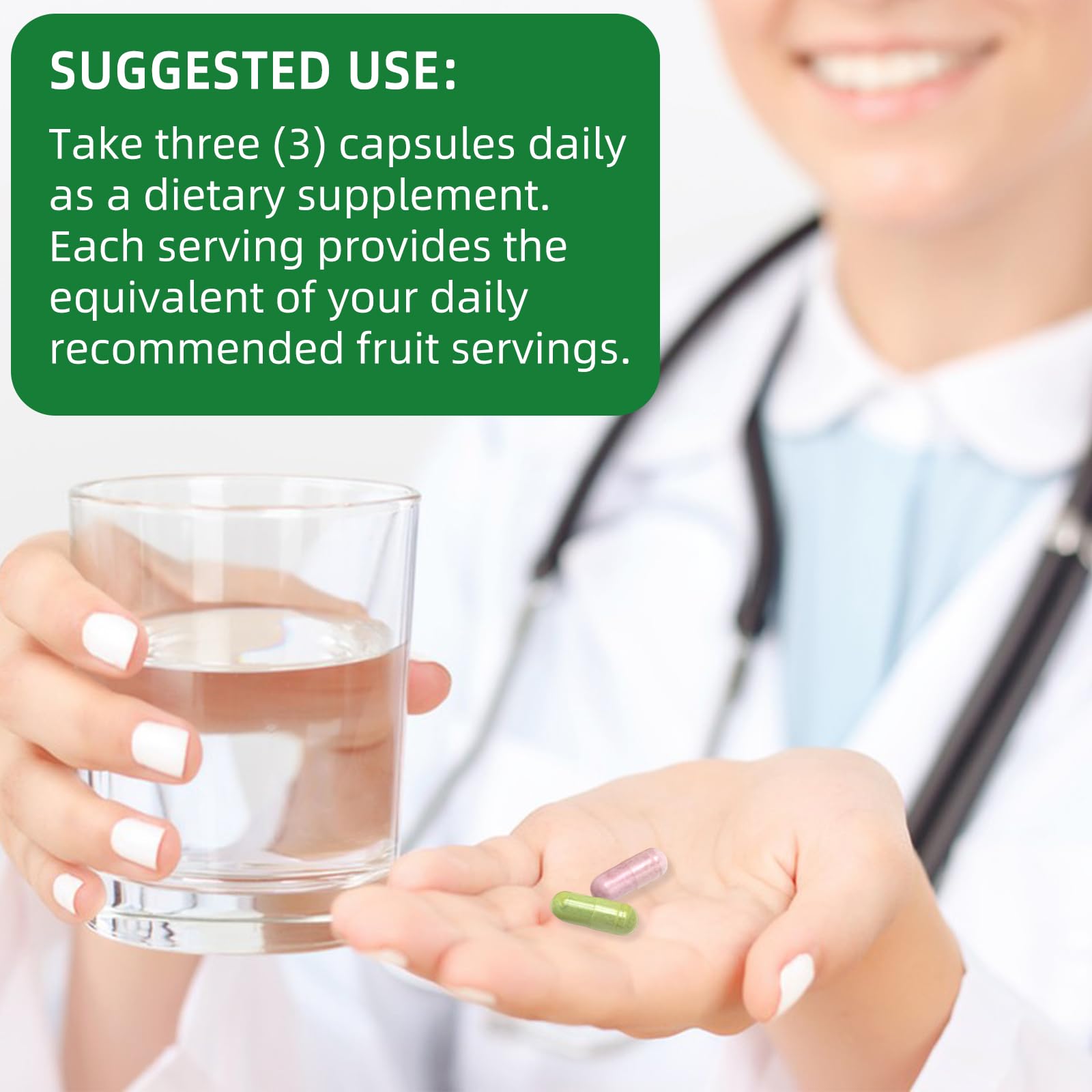 Ruduwu Fruit Capsules - 100% Whole Natural Fruits Supplements - Vitamins Supplement Dietary Nutritional Balance,Whole Food Supplement Ingredients Blended Vitamin & Mineral Ruduwu Au supplements