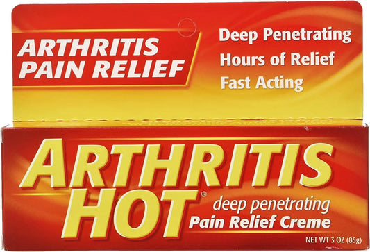 Arthritis Hot Pain Relief Creme 3 oz (Pack of 3) Marble MedicalAU supplements