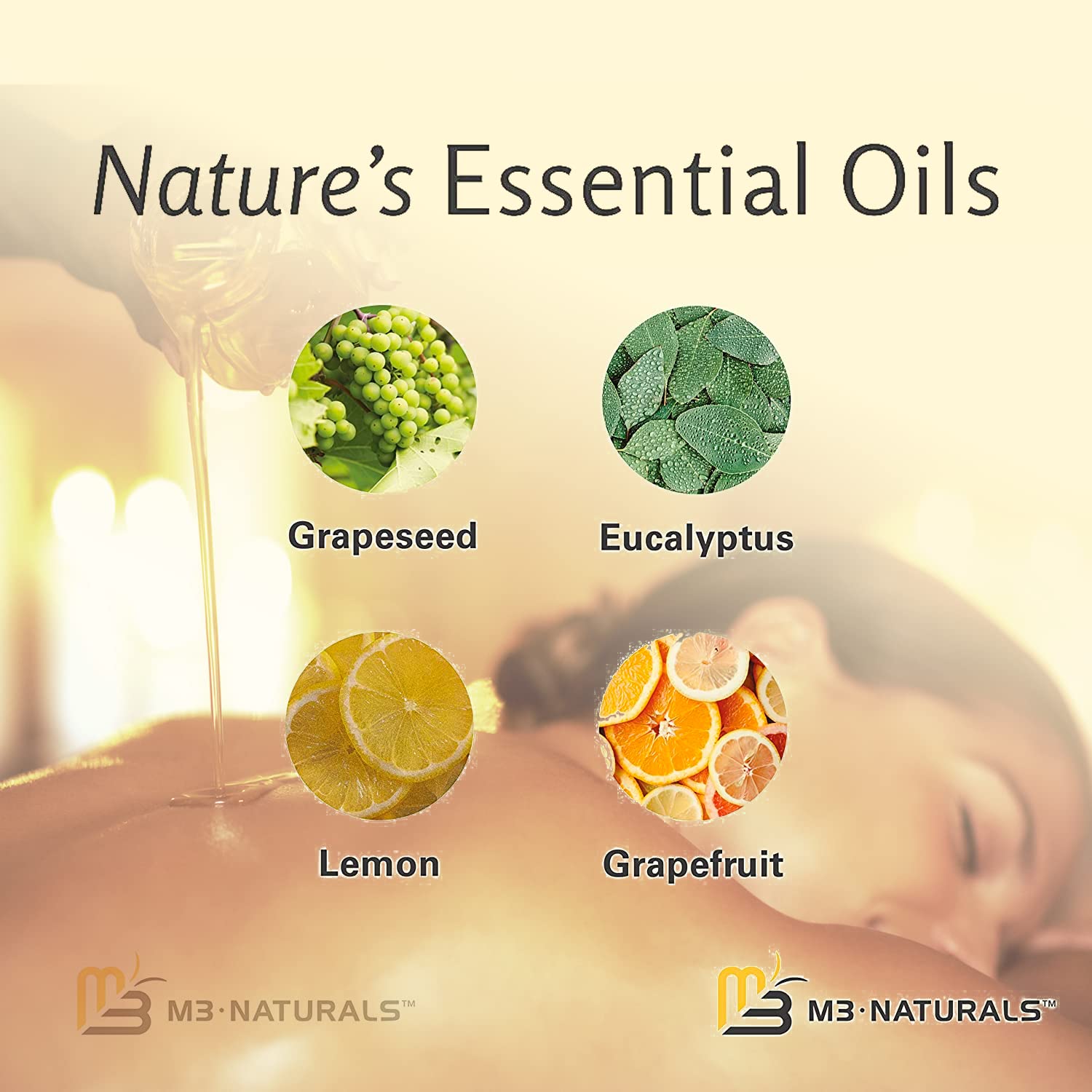 Anti Cellulite Massage Oil for Massage Therapy - Collagen and Stem Cell Skin Tightening M3 Naturals Au supplements