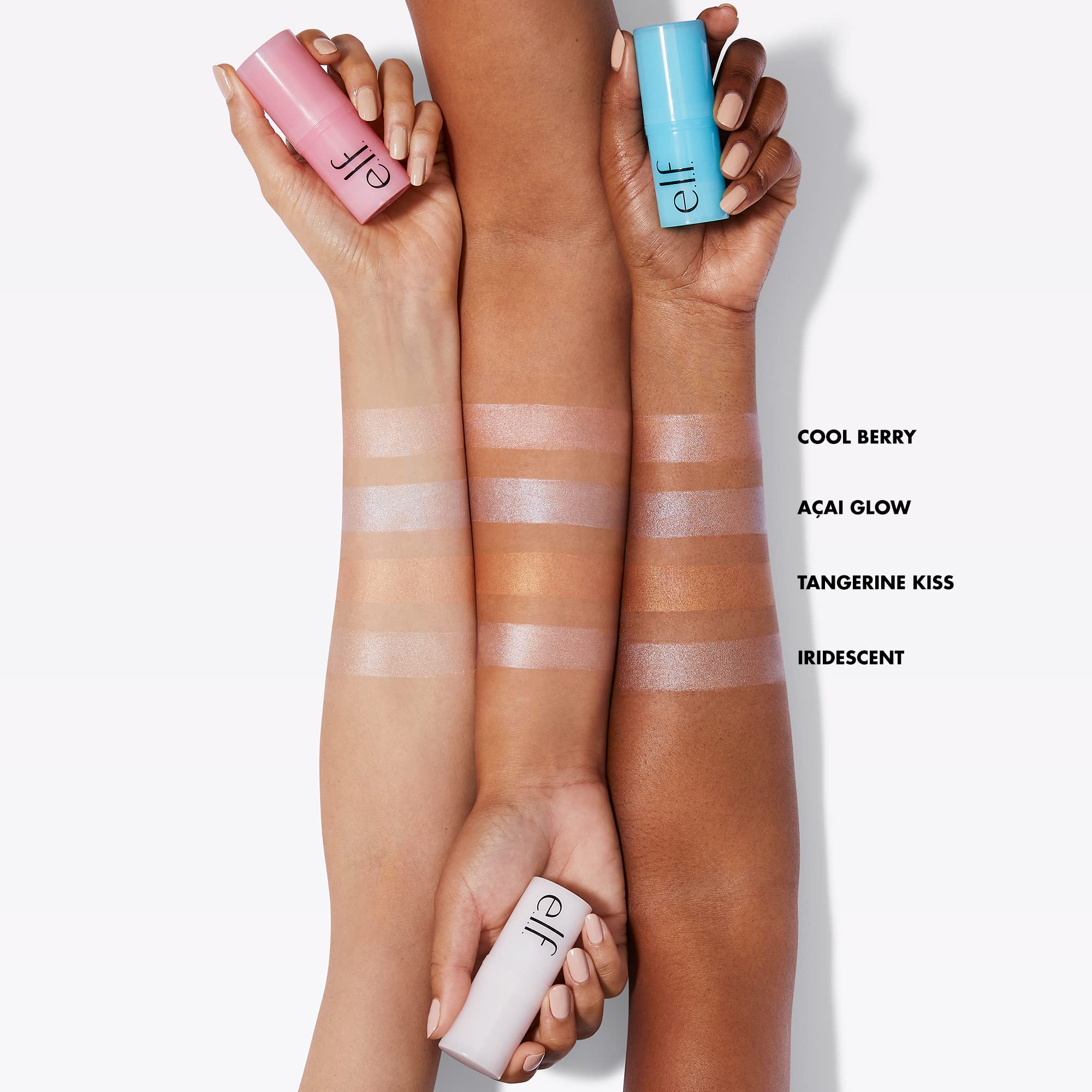 e.l.f. Daily Dew Stick, Cooling Highlighter Stick For Dewy Skin, Gives Your Complexion A Radiant Glow, Vegan & Cruelty-Free, Iridescent e.l.f. Au supplements