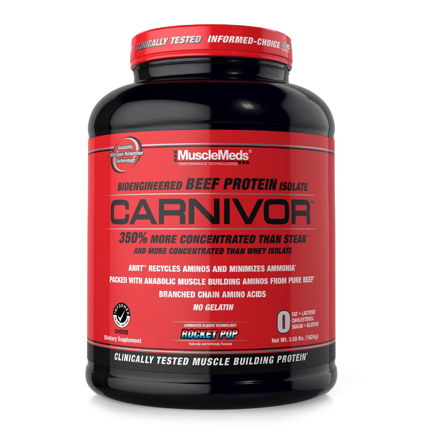 MuscleMeds CARNIVOR Beef Protein Isolate Powder, Muscle Building, Recovery, Lactose MuscleMeds Au supplements