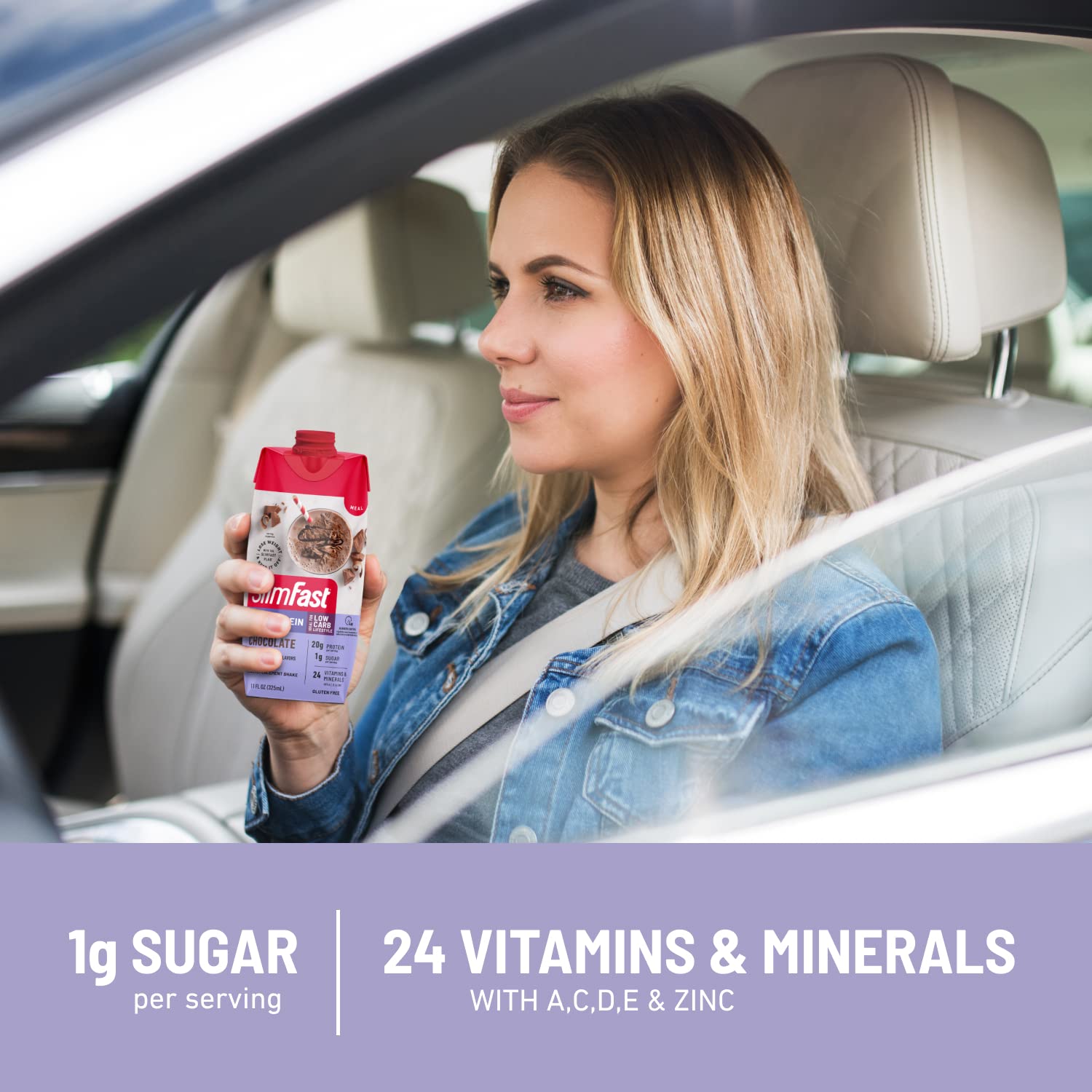 SlimFast Protein Shake with Caffeine, Caramel Macchiato- 20g Protein SlimFast Au supplements