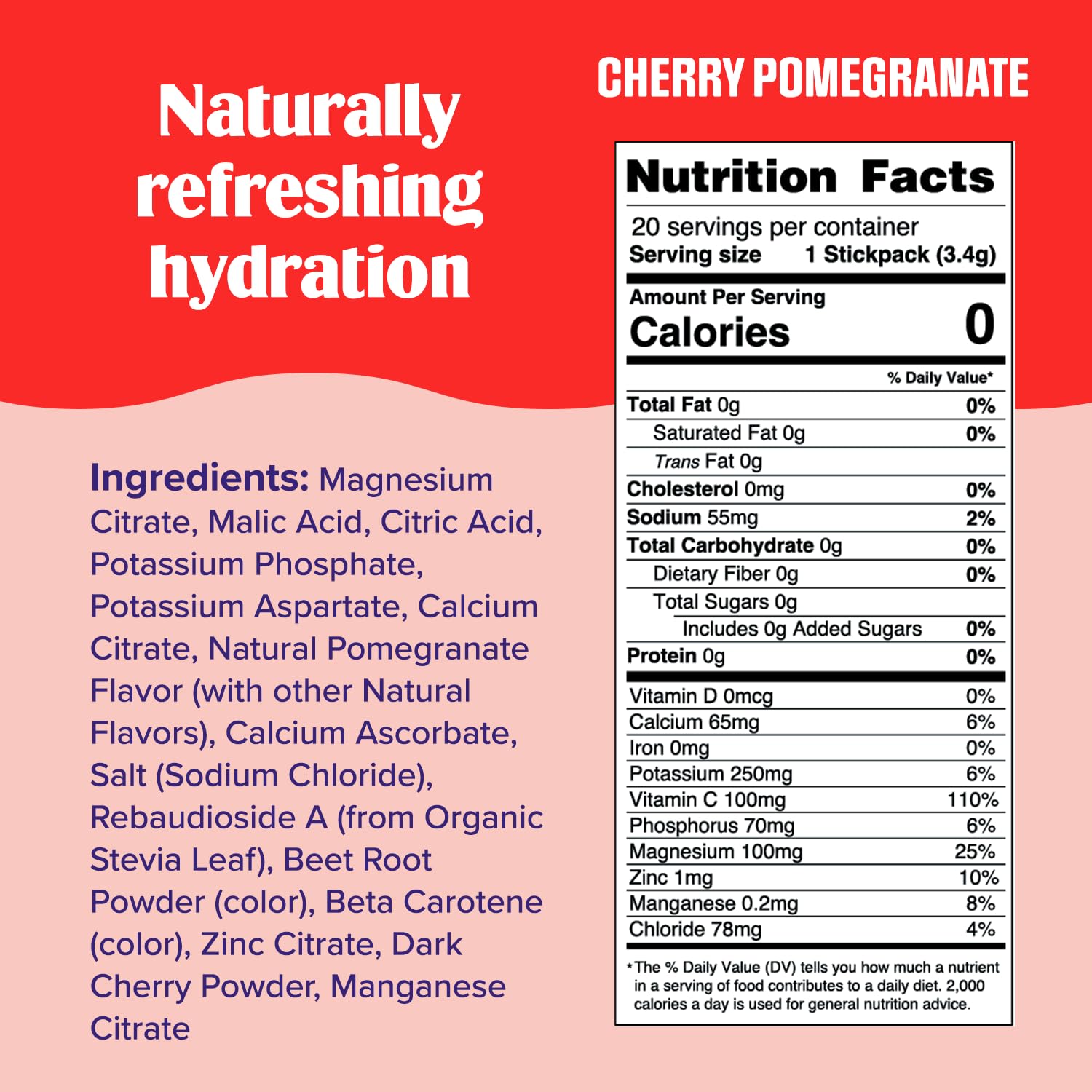 Ultima Replenisher Daily Electrolyte Drink Mix – Cherry Pomegranate, 20 Stickpacks Ultima Replenisher Au supplements