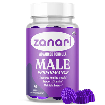 Zanari Gummies, Official Zanari Gummys for Men with All Natural Ingredients, Advanced Formula for Optimal Health & Total Wellness Support with Maximum Strength Active Lifestyle Vitamins (60 Gummies) MJO Au supplements