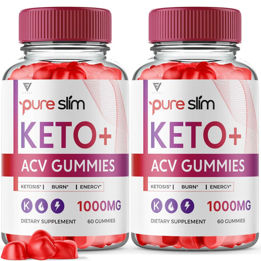 (2 Pack) Pure Slim Keto ACV Gummies, Pure Slim Keto ACV Gummies Advanced Kelly Clarkson FyvusUS supplements