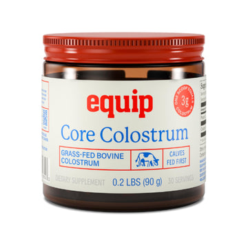 Equip Foods Core Bovine Colostrum Powder - 3,000mg Grass Fed Colostrum Supplement - Gut Health, Immunity, Recovery Lactoferrin Supplements - Keto Friendly Bovine Colostrum, 30 Servings, Unflavored Equip Au supplements