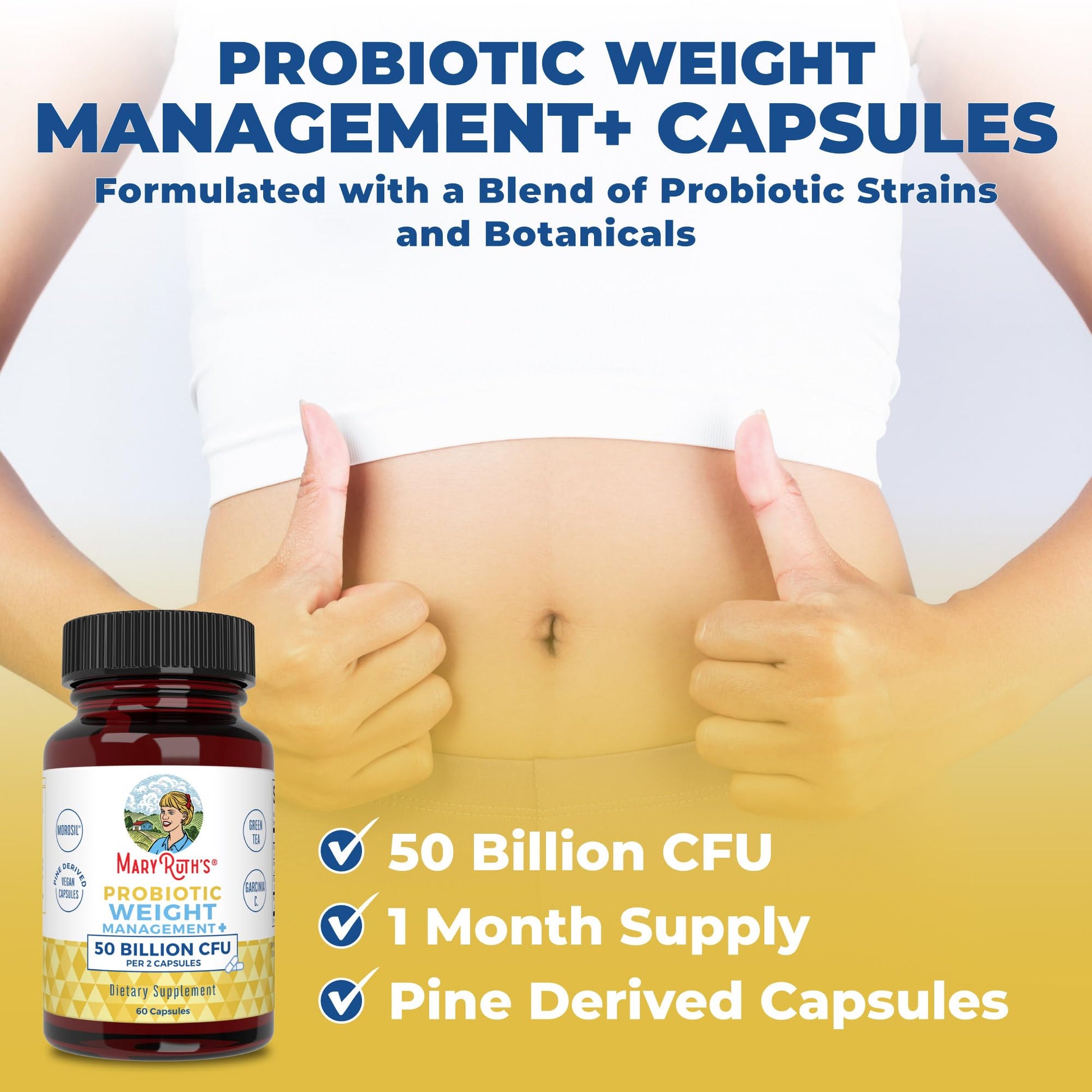 MaryRuth Organics Probiotics Capsule for Women & Men | Weight Management | Digestive MaryRuth Organics Au supplements
