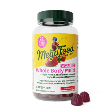 MegaFood Women’s Whole Body Multivitamin Gummies - Multivitamin For Women With Vitamin C, Magnesium Citrate, Vitamin D3, Folate MegaFood Au supplements